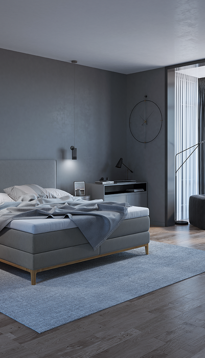 Boxspringbett Romeo Nature Grey General Rgb